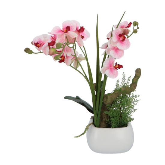 Kopu ® kunstbloem orchidee 46 cm lila bloempot vierkant phalaenopsis - Image 2