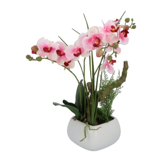 Kopu ® kunstbloem orchidee 46 cm lila bloempot vierkant phalaenopsis - Image 4