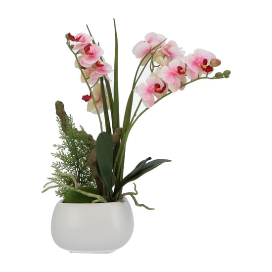 Kopu ® kunstbloem orchidee 46 cm lila bloempot vierkant phalaenopsis - Image 5