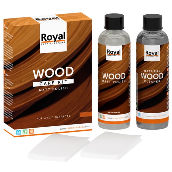 Oranje Furniture Care Wood care kit matt polish starter kit 2x75 ml - Image 1