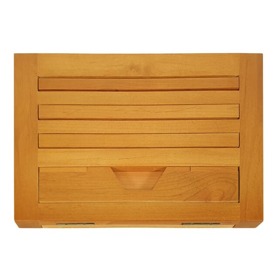 QUVIO Kookboekstandaard / boekenstandaard / tabletstandaard hout - Image 3