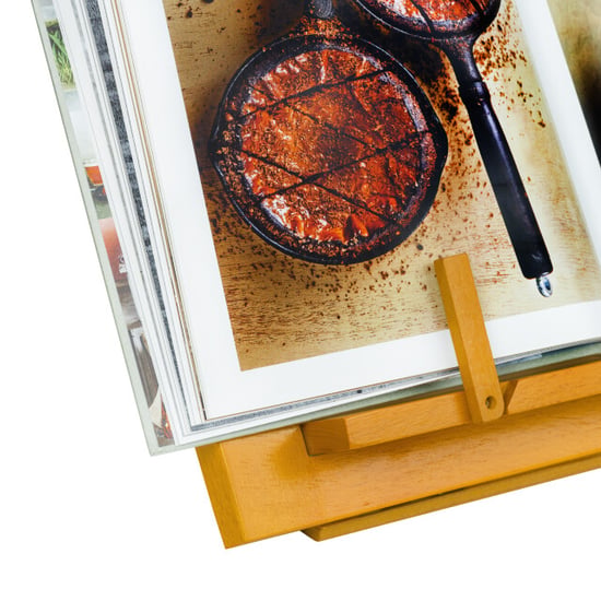 QUVIO Kookboekstandaard / boekenstandaard / tabletstandaard hout - Image 6