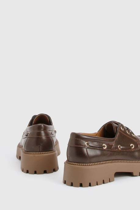 Chunky Boat Shoe Loafers - Image 4