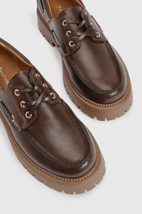 Chunky Boat Shoe Loafers - Image 5