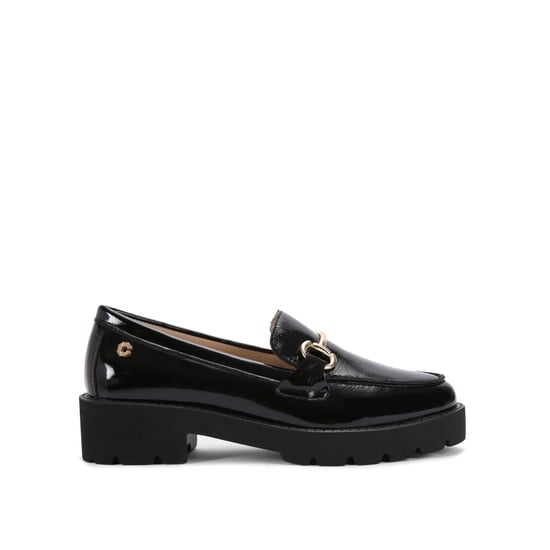Carvela Leather Snap Chunky Loafers - Image 1
