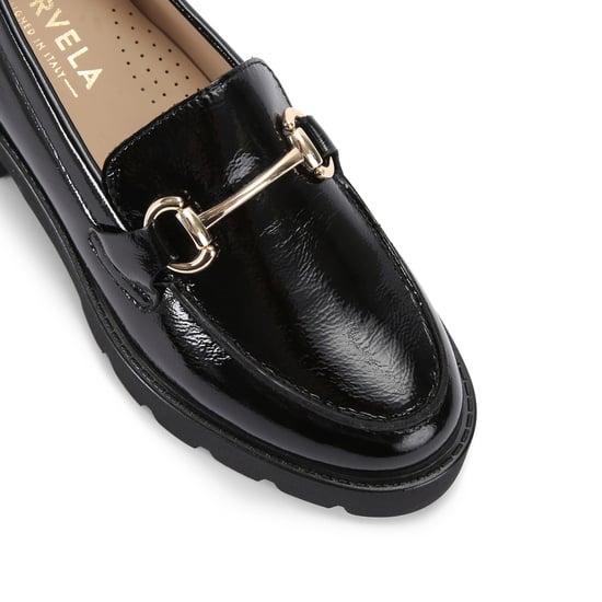 Carvela Leather Snap Chunky Loafers - Image 4