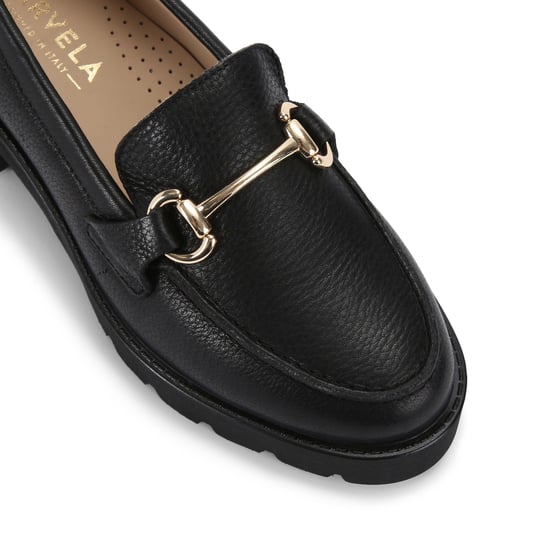 Carvela Leather Snap Chunky Loafers - Image 4
