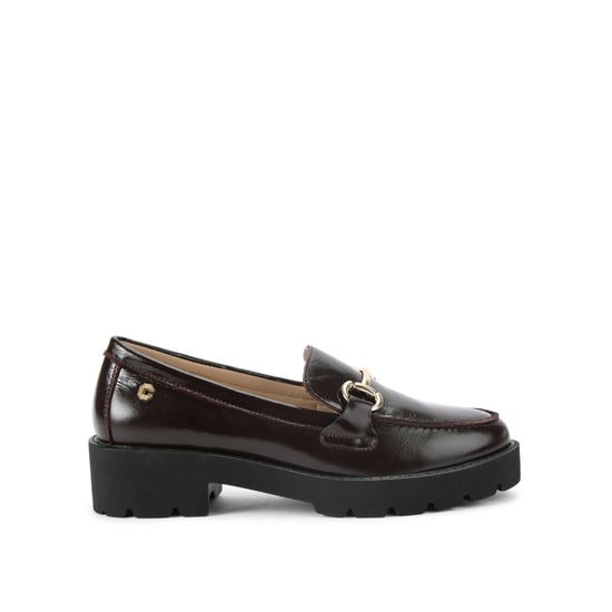 Carvela Leather Snap Chunky Loafers - Image 1