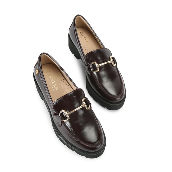 Carvela Leather Snap Chunky Loafers - Image 2