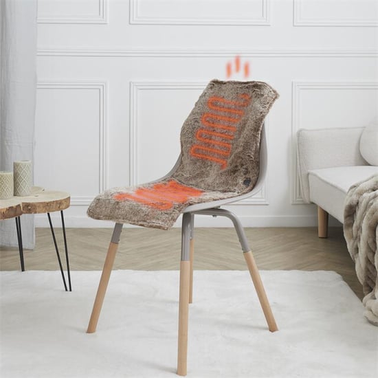 Casa di Elturo Usb verwarmd stoelkleed voor stoel met 3 warmtestanden draadloos infrarood - Image 4