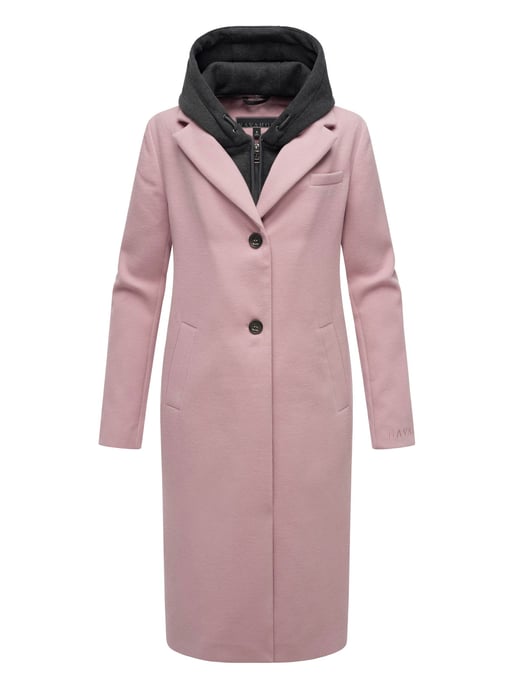 Navahoo Kekstraum dames overgangsmantel met uitneembare hoodie-inzet - Image 2