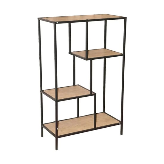 WDMT Smalle bibliotheekkast met 4 houten planken - Image 3