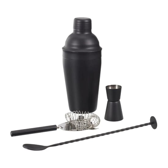 WDMT Vierdelig rvs cocktail set mat zwart - Image 3