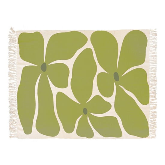 Unique Living plaid melia moss green -125x150cm - Image 1