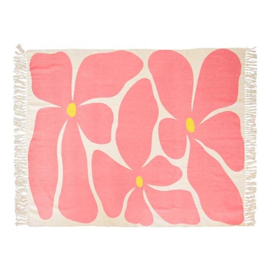 Unique Living plaid melia sugar pink -125x150cm - Image 1