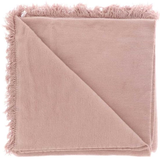 Unique Living plaid nomi 150x200cm old pink - Image 1