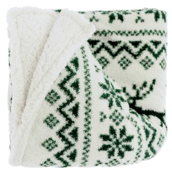 Unique Living plaid mirre dark green 130x160cm - Image 1