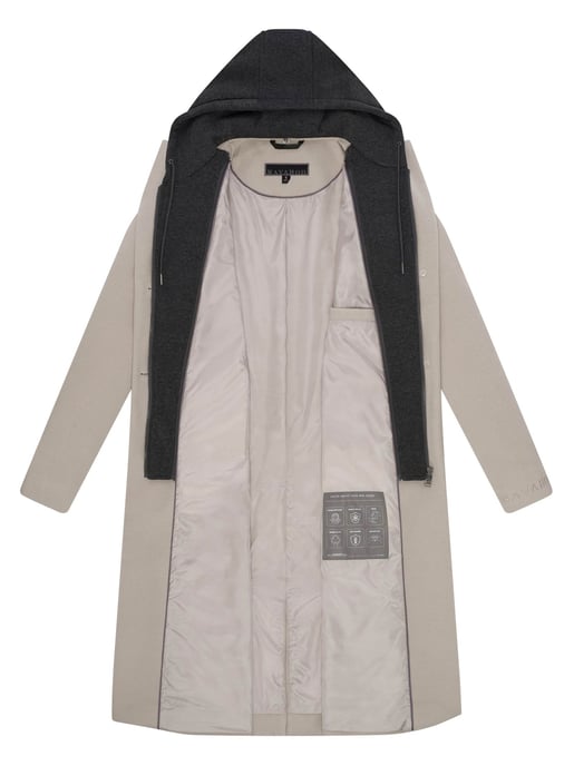 Navahoo Kekstraum dames overgangsmantel met uitneembare hoodie-inzet - Image 5