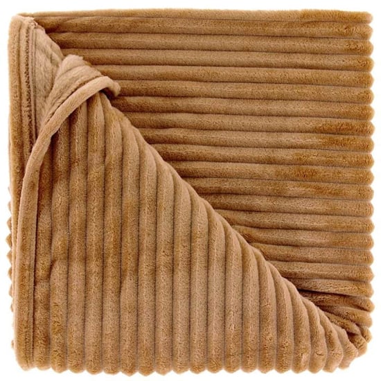 Unique Living plaid dez 150x200cm camel - Image 1