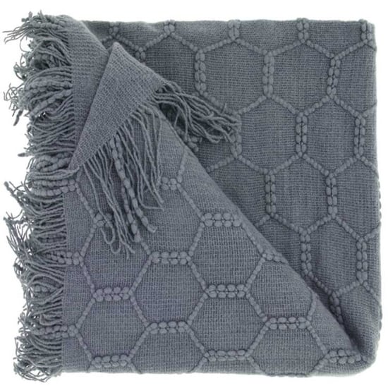 Unique Living plaid fee 127x152cm grey - Image 1