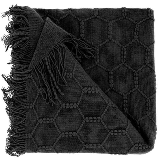 Unique Living plaid fee black 127x152cm - Image 1