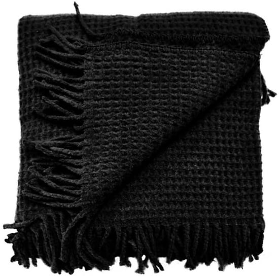 Unique Living plaid selien 150x200cm black - Image 1