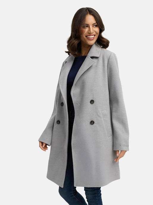 Navahoo Frostjuwel dames overgangsmantel met elegante strependetails - Image 6