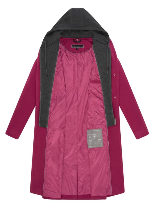 Navahoo Kekstraum dames overgangsmantel met uitneembare hoodie-inzet - Image 5