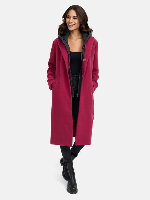 Navahoo Kekstraum dames overgangsmantel met uitneembare hoodie-inzet - Image 6