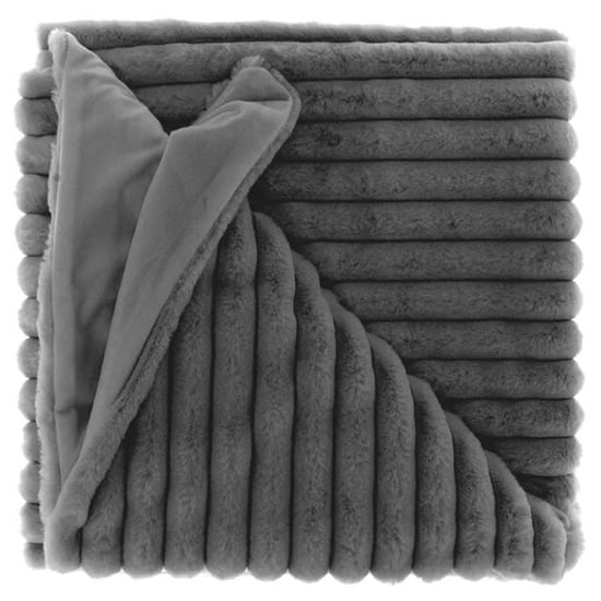 Unique Living plaid peppe dark grey -150x200cm - Image 1