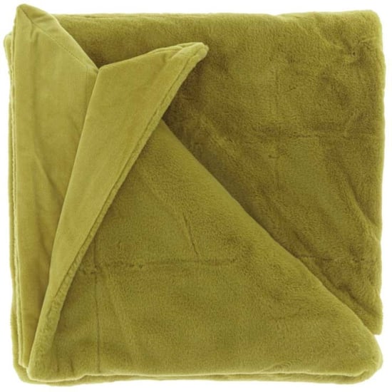 Unique Living plaid klaas 150x200cm moss green - Image 1