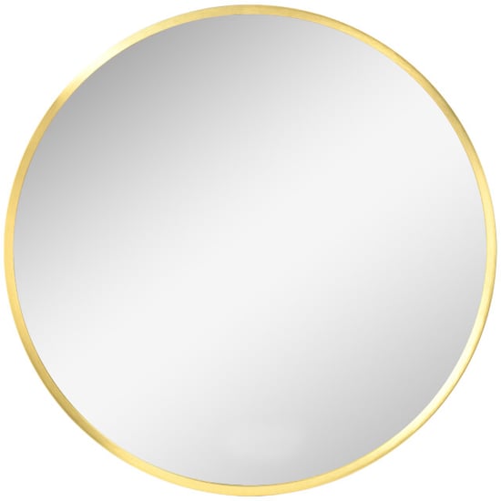 4goodz Ronde spiegel 50 cm met aluminium frame - - Image 1