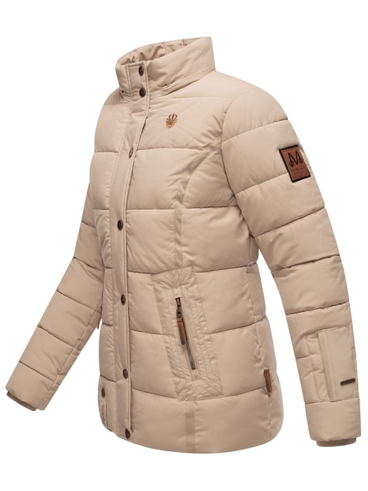 Marikoo women’s winter jacket Nekoo with faux fur hood & teddy lining - Image 3