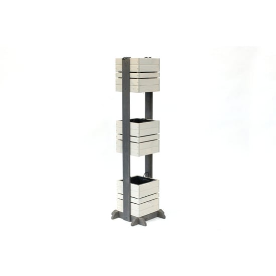 Westmann Maja houten plantenbak pilaar 50x50x170 cm - - Image 1