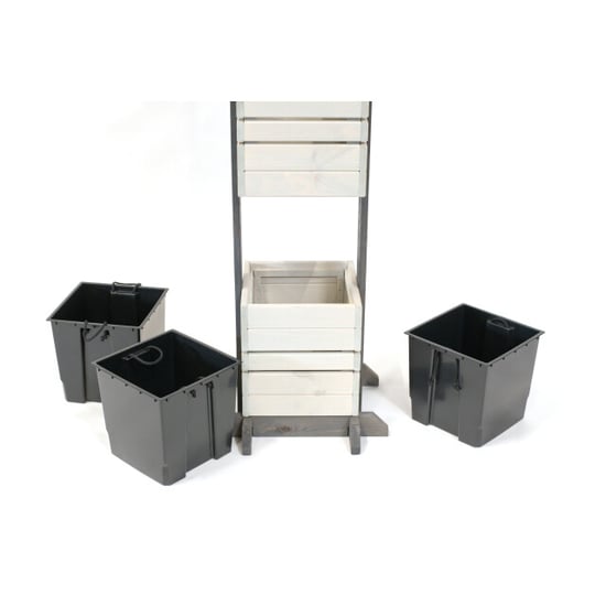 Westmann Maja houten plantenbak pilaar 50x50x170 cm - - Image 4