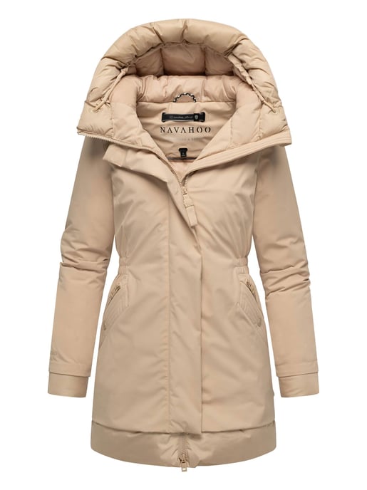 Navahoo dames winterparka WINTERPRINZESSIN met capuchon & vrouwelijke pasvorm - Image 5