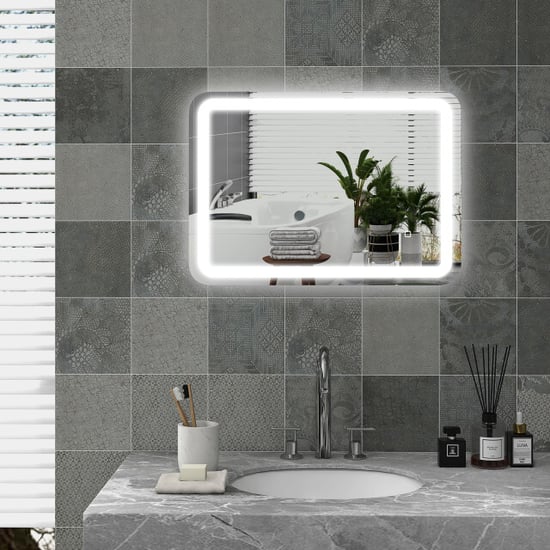 4goodz Badkamerspiegel 50x70 cm led met touchbediening 3 lichtniveaus - Image 4