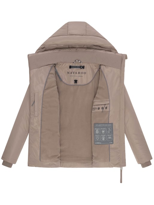 Navahoo dames gewatteerde jas Flüsterfee 14 – licht, warm & modern - Image 4