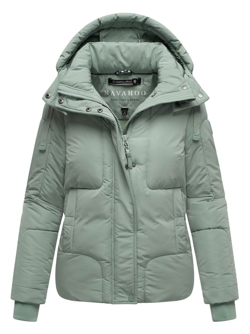 Navahoo women’s quilted jacket Zauberlicht with fleece lining & hood - Image 1