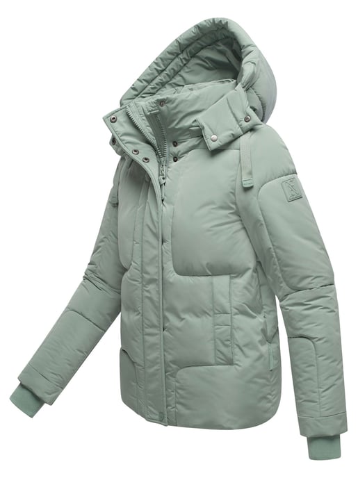 Navahoo women’s quilted jacket Zauberlicht with fleece lining & hood - Image 2