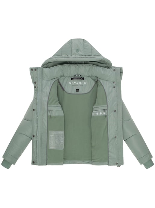 Navahoo women’s quilted jacket Zauberlicht with fleece lining & hood - Image 4