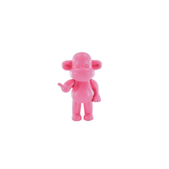 House Vitamin Ornament hang loose monkey figurine 'the legend'- polyresin pink - - Image 2