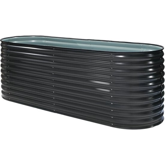 Westmann Metalen plantenbak ispb170h-a bloembak tuin hochbeed 240x80x82 cm - Image 1