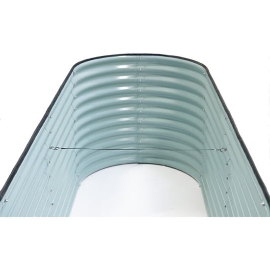 Westmann Metalen plantenbak ispb170h-a bloembak tuin hochbeed 240x80x82 cm - Image 2