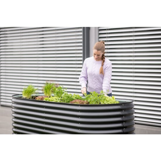 Westmann Metalen plantenbak ispb170h-a bloembak tuin hochbeed 240x80x82 cm - Image 3