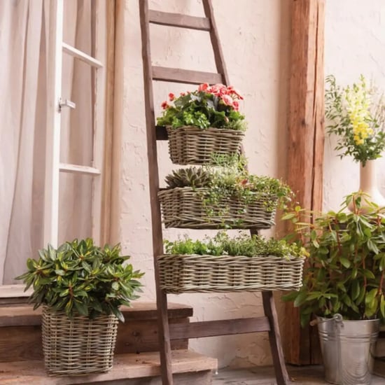 WDMT Rotan balkon plantenbak 60 x 18 x 16 cm bruin - Image 4