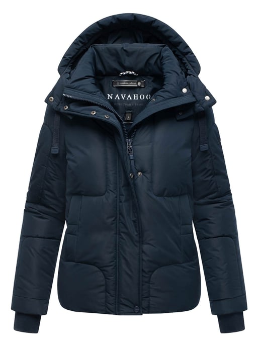 Navahoo women’s quilted jacket Zauberlicht with fleece lining & hood - Image 1