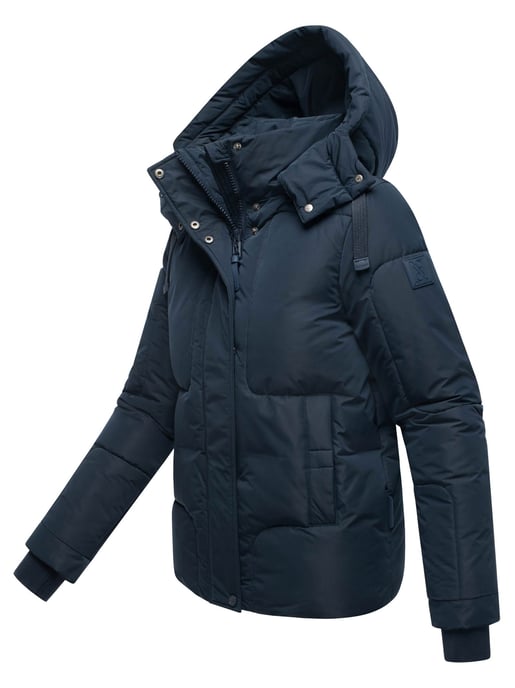 Navahoo women’s quilted jacket Zauberlicht with fleece lining & hood - Image 2