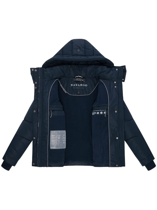 Navahoo women’s quilted jacket Zauberlicht with fleece lining & hood - Image 4