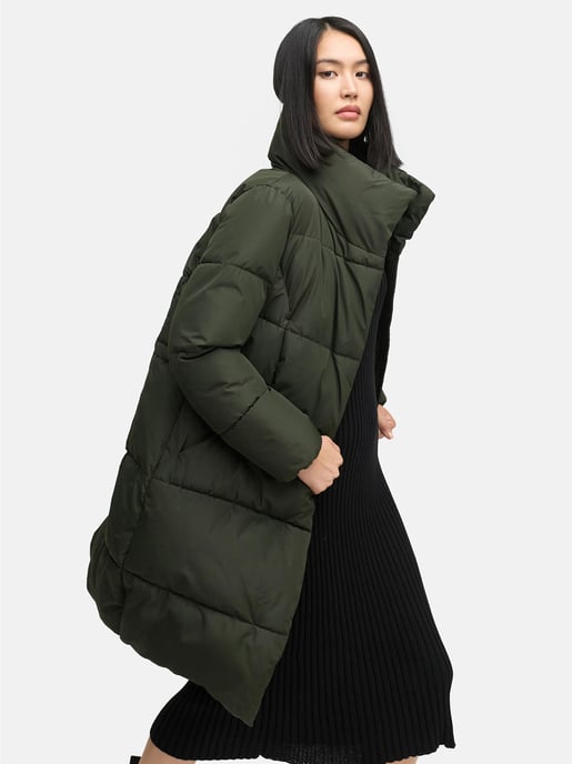 Marikoo women’s quilted jacket Yukanii with hood & zip pockets - Image 3